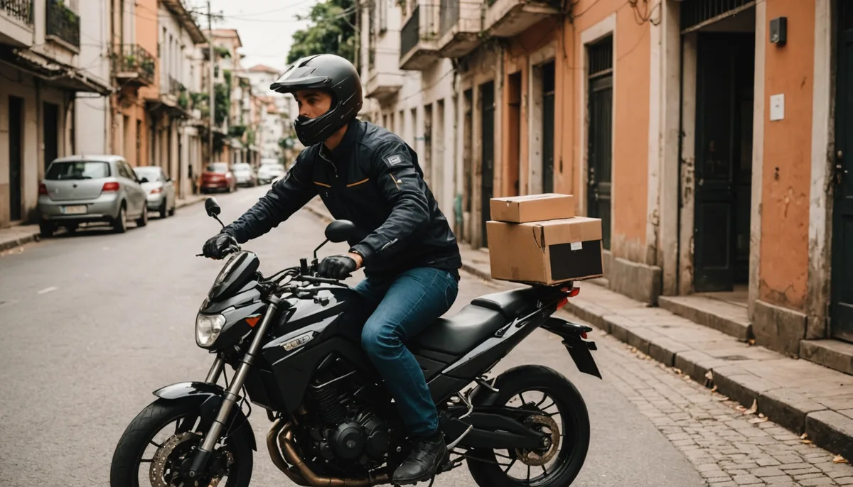 Entregador com embalagem discreta da KMV Sex Shop em Salvador, Bahia